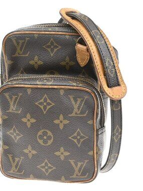 LOUIS VUITTON Mini Amazon Shoulder Bag Monogram Leather Brown M45238 34MA463